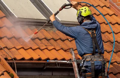 Démoussage et hydrofuge de toiture à Croix-Caluyau